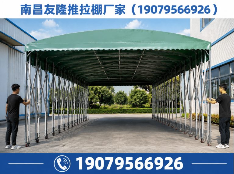 南昌手动推拉棚展示图